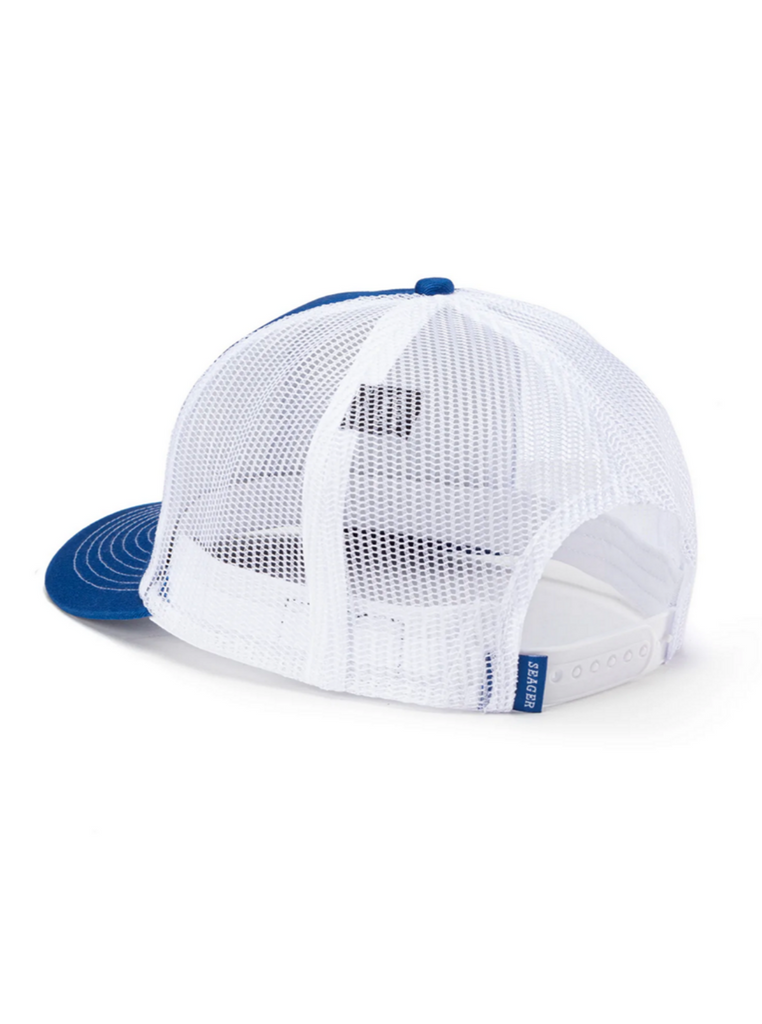 Seager Big Boy Trucker Snapback Hat Blue