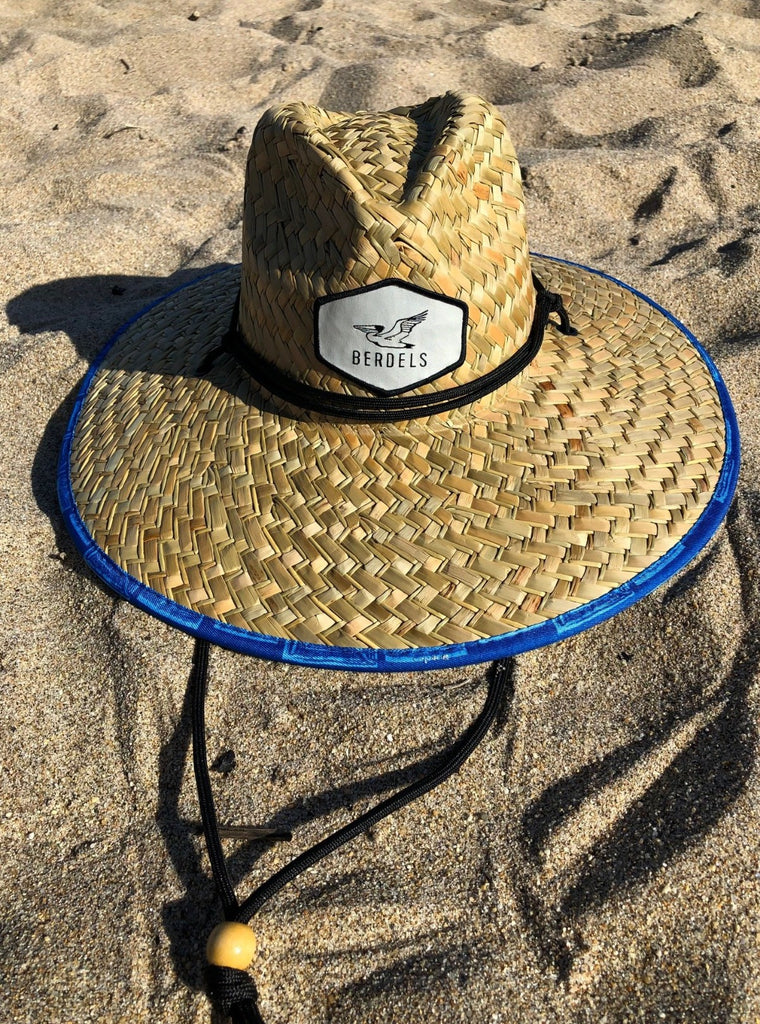 Berdels Catalina Lifeguard Straw Hat Blue