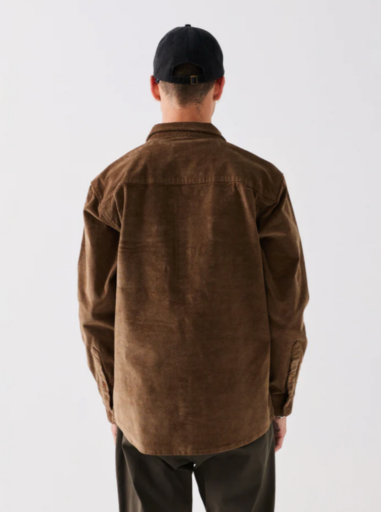 Former Vivian Cord Long Sleeve Button Up Brown