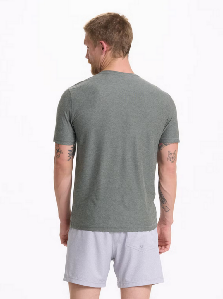 Vuori Strato Tech Tee Dusty Pine Heather