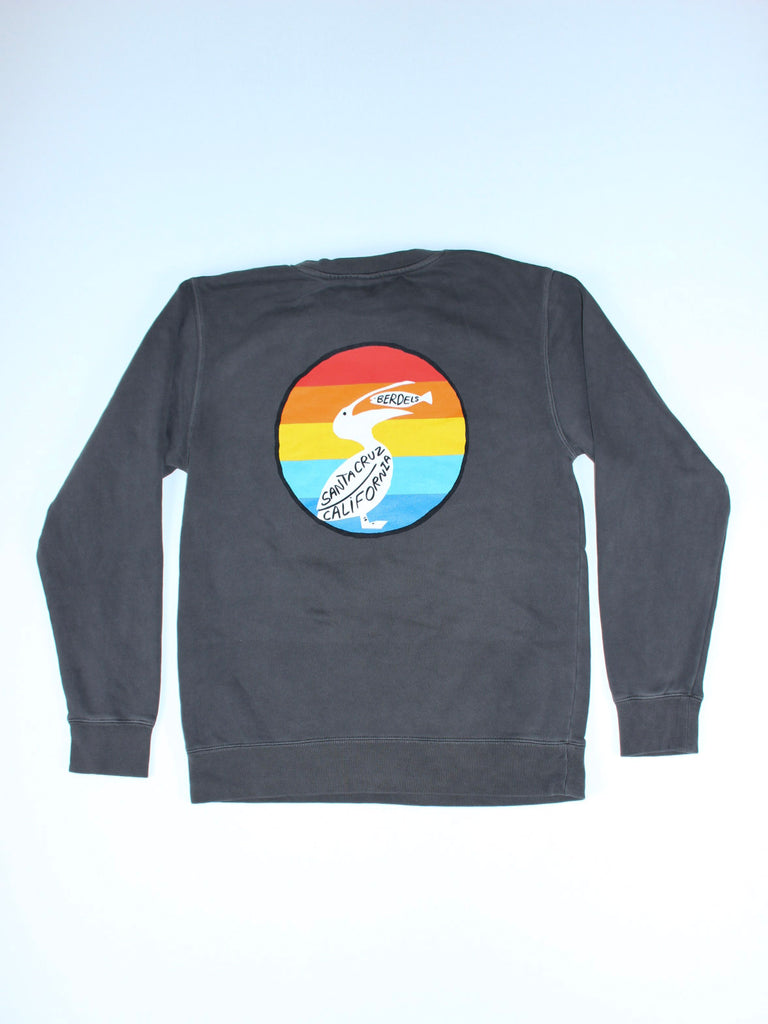 Rainbow Berd Crewneck Sweatshirt Black