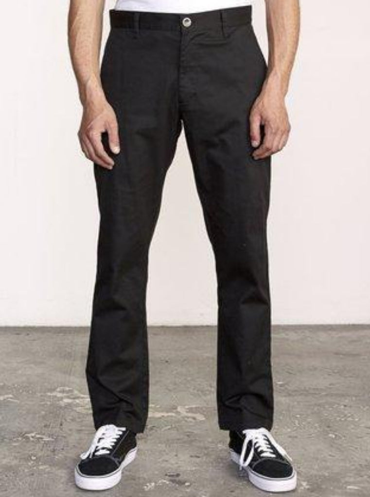 RVCA Week-End Stretch Straight Fit Pant Black